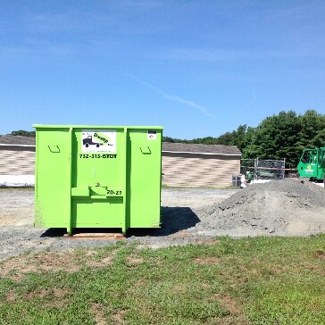 An image of our 20 yard container